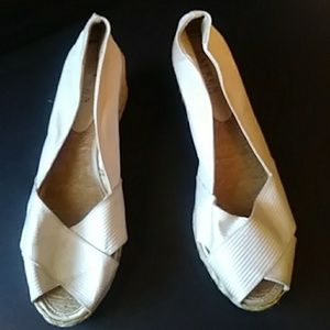 Lauren Ralph Lauren Cecilia wedge open-toe shoes-sz 9B